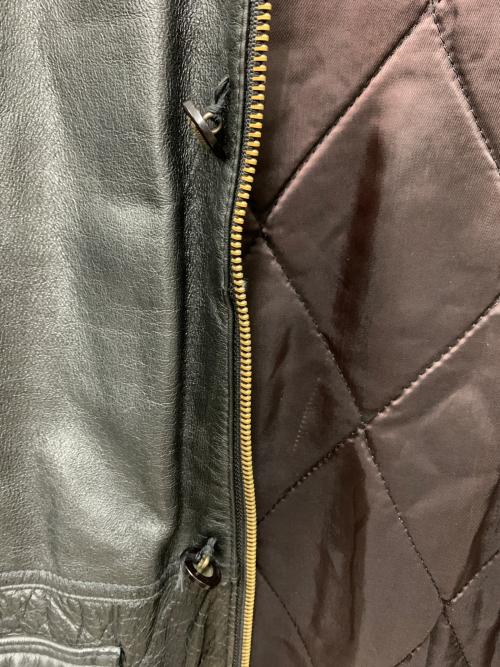 givet（ジヴェ）givet (ジヴェ) レザージャケット ブラック サイズ:Lの古着・服飾アイテム