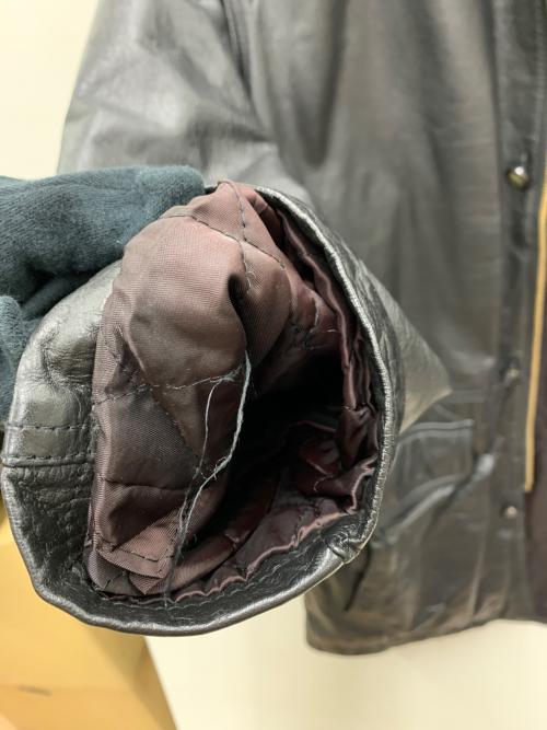 givet（ジヴェ）givet (ジヴェ) レザージャケット ブラック サイズ:Lの古着・服飾アイテム