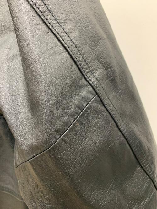 givet（ジヴェ）givet (ジヴェ) レザージャケット ブラック サイズ:Lの古着・服飾アイテム