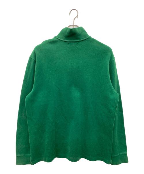 POLO RALPH LAUREN（ポロ・ラルフローレン）POLO RALPH LAUREN (ポロ・ラルフローレン) ハーフジップスウェット グリーン サイズ:XLの古着・服飾アイテム