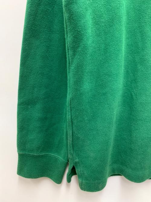POLO RALPH LAUREN（ポロ・ラルフローレン）POLO RALPH LAUREN (ポロ・ラルフローレン) ハーフジップスウェット グリーン サイズ:XLの古着・服飾アイテム