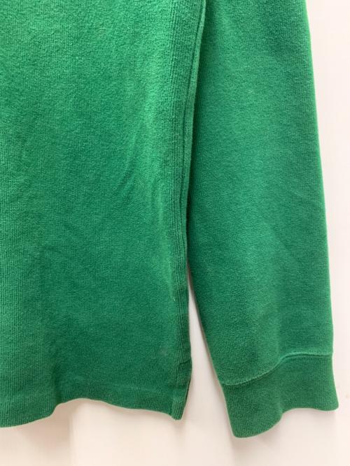 POLO RALPH LAUREN（ポロ・ラルフローレン）POLO RALPH LAUREN (ポロ・ラルフローレン) ハーフジップスウェット グリーン サイズ:XLの古着・服飾アイテム