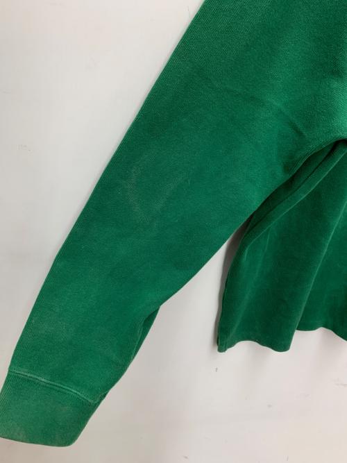 POLO RALPH LAUREN（ポロ・ラルフローレン）POLO RALPH LAUREN (ポロ・ラルフローレン) ハーフジップスウェット グリーン サイズ:XLの古着・服飾アイテム