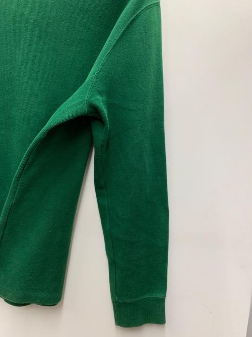 POLO RALPH LAUREN（ポロ・ラルフローレン）POLO RALPH LAUREN (ポロ・ラルフローレン) ハーフジップスウェット グリーン サイズ:XLの古着・服飾アイテム