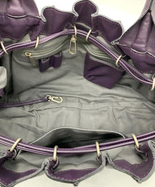 LUPO（ルポ）LUPO (ルポ) ハンドバッグ パープルの古着・服飾アイテム