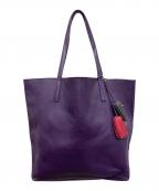 LOEWEロエベ）の古着「レザーハンドバッグ」｜パープル
