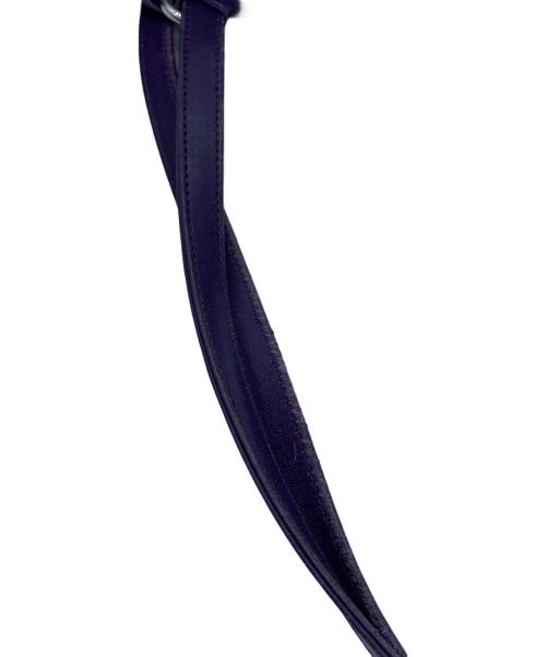 LOEWE（ロエベ）LOEWE (ロエベ) レザーハンドバッグ パープルの古着・服飾アイテム