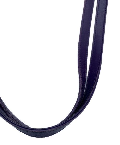 LOEWE（ロエベ）LOEWE (ロエベ) レザーハンドバッグ パープルの古着・服飾アイテム