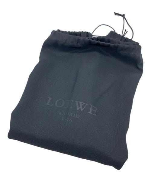 LOEWE（ロエベ）LOEWE (ロエベ) レザーハンドバッグ パープルの古着・服飾アイテム