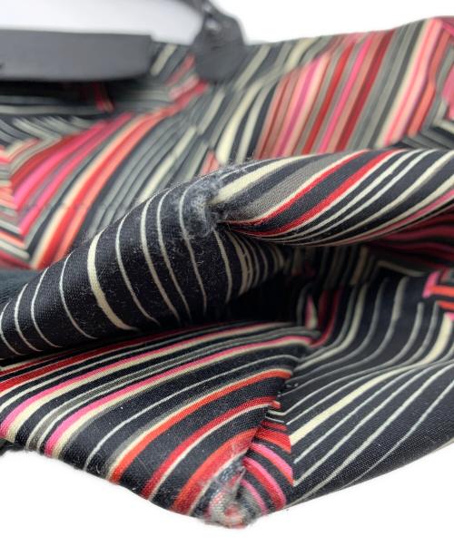 LONGCHAMP（ロンシャン）LONGCHAMP (ロンシャン) ハンドバッグ ブラック×レッドの古着・服飾アイテム