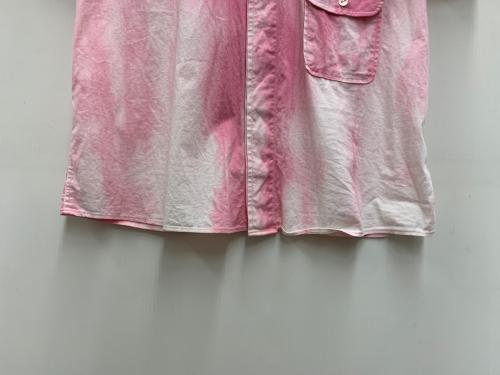 DOLCE & GABBANA（ドルチェ＆ガッバーナ）DOLCE & GABBANA (ドルチェ＆ガッバーナ) 半袖シャツ ピンク サイズ:39の古着・服飾アイテム