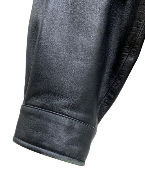 Wind Armor（ウィンドアーマー）Wind Armor (ウィンドアーマー) レザージャケット ブラック サイズ:Mの古着・服飾アイテム