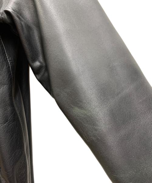 Wind Armor（ウィンドアーマー）Wind Armor (ウィンドアーマー) レザージャケット ブラック サイズ:Mの古着・服飾アイテム