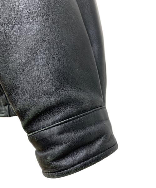 Wind Armor（ウィンドアーマー）Wind Armor (ウィンドアーマー) レザージャケット ブラック サイズ:Mの古着・服飾アイテム