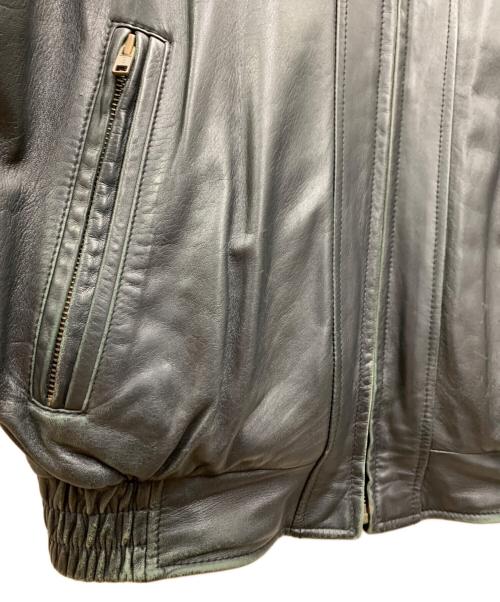 Wind Armor（ウィンドアーマー）Wind Armor (ウィンドアーマー) レザージャケット ブラック サイズ:Mの古着・服飾アイテム