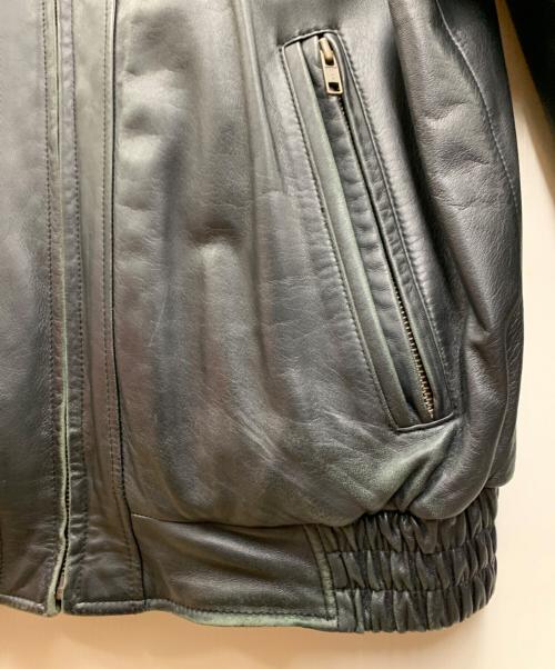 Wind Armor（ウィンドアーマー）Wind Armor (ウィンドアーマー) レザージャケット ブラック サイズ:Mの古着・服飾アイテム