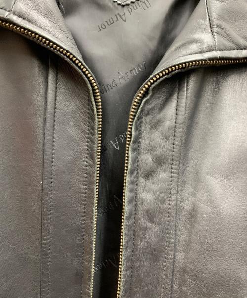 Wind Armor（ウィンドアーマー）Wind Armor (ウィンドアーマー) レザージャケット ブラック サイズ:Mの古着・服飾アイテム