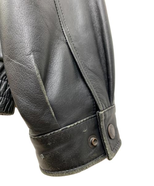 Wind Armor（ウィンドアーマー）Wind Armor (ウィンドアーマー) レザージャケット ブラック サイズ:Mの古着・服飾アイテム
