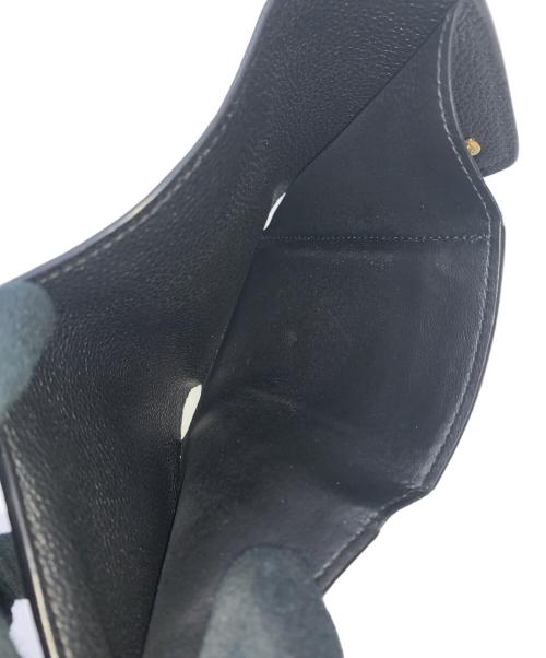 LOUIS VUITTON（ルイ ヴィトン）LOUIS VUITTON (ルイ ヴィトン) 3つ折り財布　ポルトフォイユ･ヴィクトリーヌ ブラック×ベージュの古着・服飾アイテム