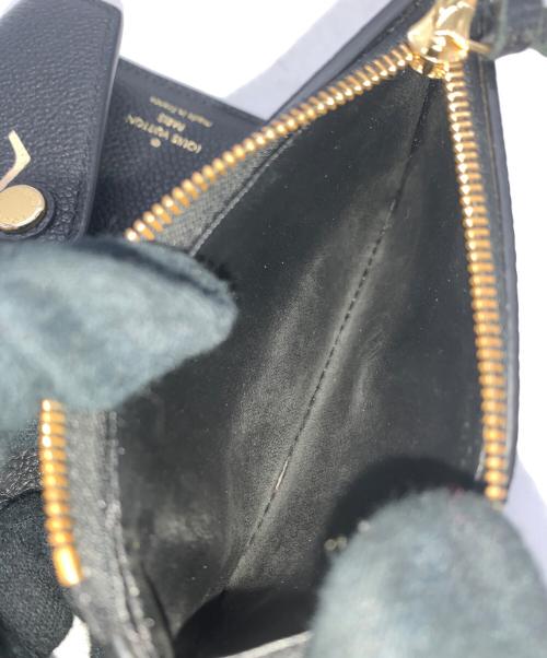 LOUIS VUITTON（ルイ ヴィトン）LOUIS VUITTON (ルイ ヴィトン) 3つ折り財布　ポルトフォイユ･ヴィクトリーヌ ブラック×ベージュの古着・服飾アイテム