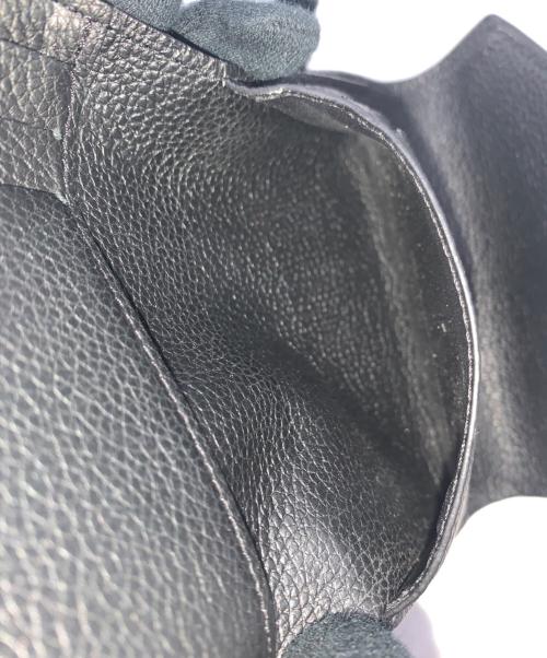 LOUIS VUITTON（ルイ ヴィトン）LOUIS VUITTON (ルイ ヴィトン) 3つ折り財布　ポルトフォイユ･ヴィクトリーヌ ブラック×ベージュの古着・服飾アイテム