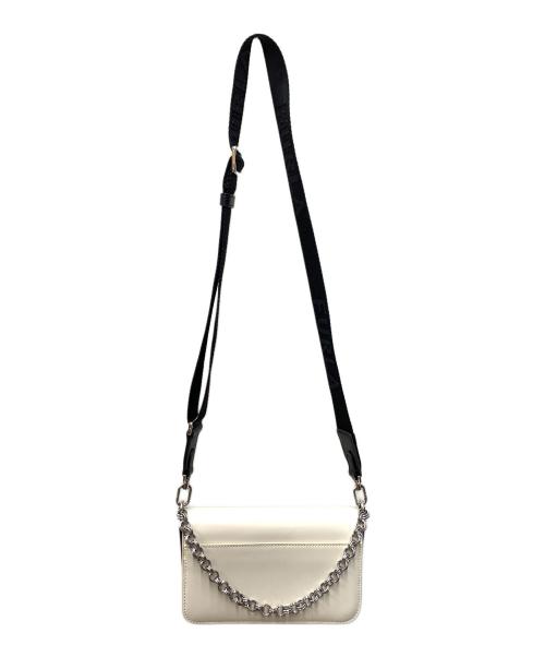 FURLA（フルラ）FURLA (フルラ) 2WAYショルダーバッグ ホワイト×ブラックの古着・服飾アイテム