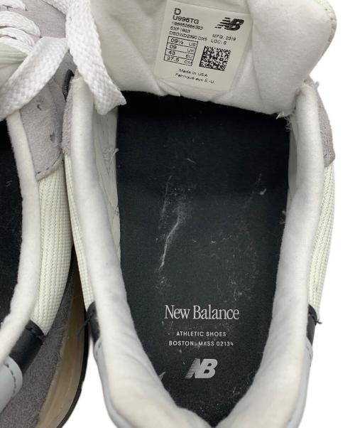 NEW BALANCE（ニューバランス）NEW BALANCE (ニューバランス) ローカットスニーカー グレー×ホワイト サイズ:27.5の古着・服飾アイテム