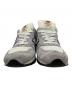 中古・古着 NEW BALANCE (ニューバランス) ローカットスニーカー グレー×ホワイト サイズ:27.5：9000円