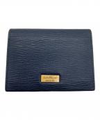Salvatore Ferragamoサルヴァトーレ フェラガモ）の古着「名刺入れ」｜ネイビー