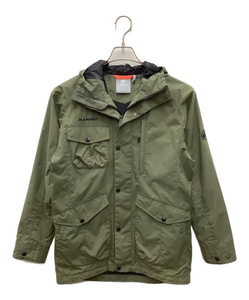MAMMUT（マムート）MAMMUT (マムート) ソフトシェルパーカー カーキ サイズ:Sの古着・服飾アイテム