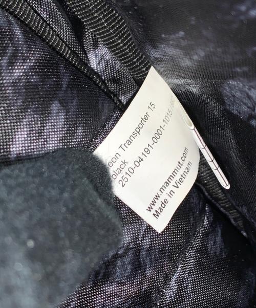 MAMMUT（マムート）MAMMUT (マムート) リュック ブラックの古着・服飾アイテム