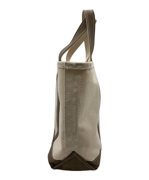 L.L.Bean（エルエルビーン）L.L.Bean (エルエルビーン) トートバッグ アイボリー×ブラウンの古着・服飾アイテム