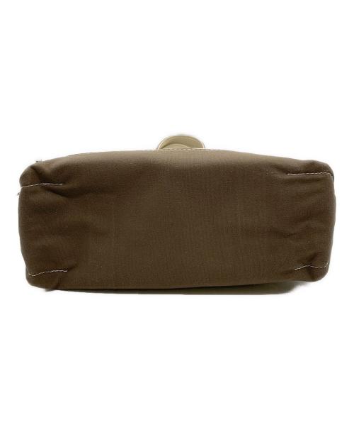 L.L.Bean（エルエルビーン）L.L.Bean (エルエルビーン) トートバッグ アイボリー×ブラウンの古着・服飾アイテム