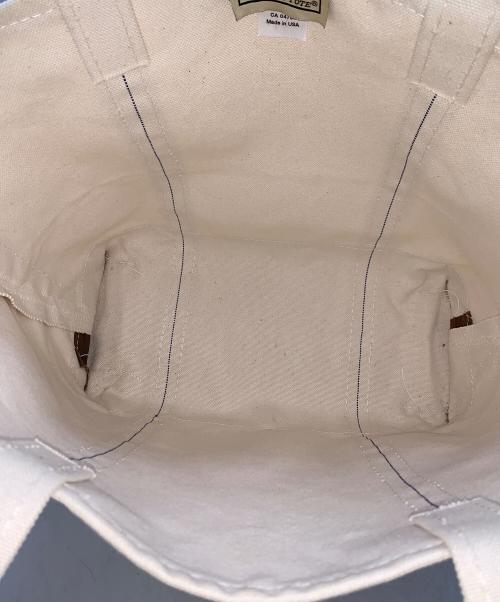 L.L.Bean（エルエルビーン）L.L.Bean (エルエルビーン) トートバッグ アイボリー×ブラウンの古着・服飾アイテム