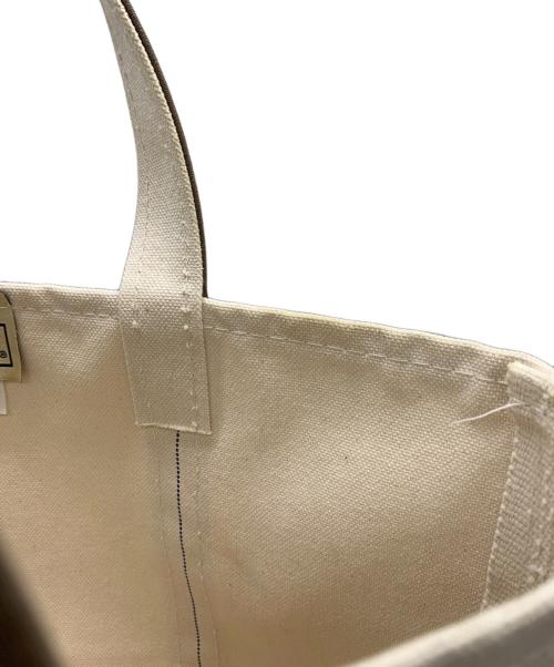 L.L.Bean（エルエルビーン）L.L.Bean (エルエルビーン) トートバッグ アイボリー×ブラウンの古着・服飾アイテム