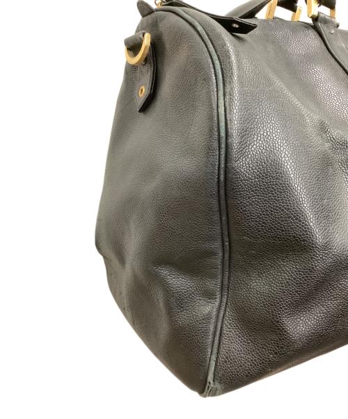 CHANEL（シャネル）CHANEL (シャネル) ココマークボストンバッグ ブラックの古着・服飾アイテム