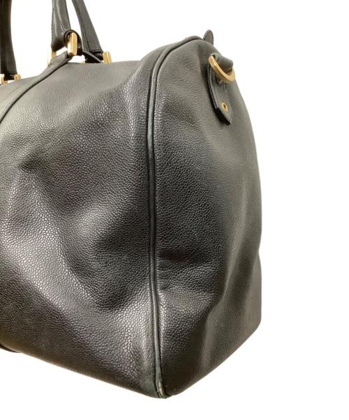 CHANEL（シャネル）CHANEL (シャネル) ココマークボストンバッグ ブラックの古着・服飾アイテム