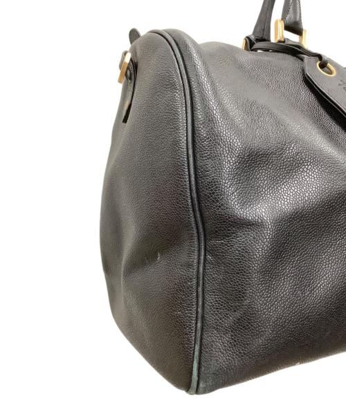 CHANEL（シャネル）CHANEL (シャネル) ココマークボストンバッグ ブラックの古着・服飾アイテム