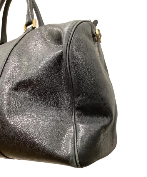 CHANEL（シャネル）CHANEL (シャネル) ココマークボストンバッグ ブラックの古着・服飾アイテム