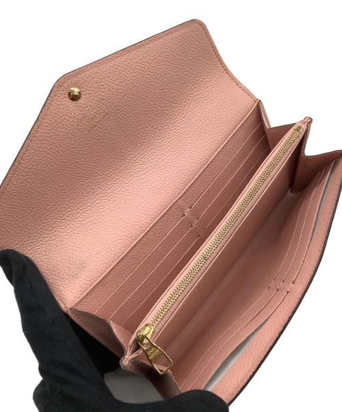 LOUIS VUITTON（ルイ ヴィトン）LOUIS VUITTON (ルイ ヴィトン) 長財布　ポルトフォイユ・サラ ピンクの古着・服飾アイテム