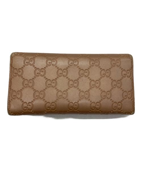 GUCCI（グッチ）GUCCI (グッチ) 長財布 ベージュの古着・服飾アイテム