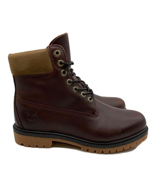Timberland（ティンバーランド）Timberland (ティンバーランド) ブーツ　Heritage 6inch Lace Waterproof Boot Full Grain ブラウン サイズ:27の古着・服飾アイテム