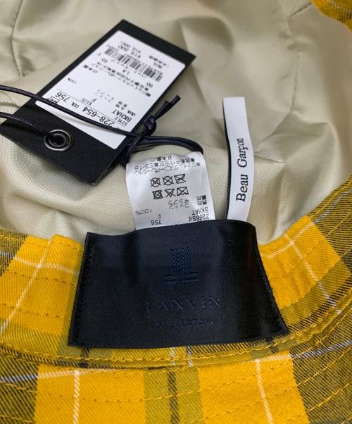 LANVIN（ランバン）LANVIN (ランバン) ハット イエロー サイズ:F 未使用品の古着・服飾アイテム