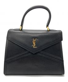 Yves Saint Laurent（イヴサンローラン）の古着「レザーハンドバッグ」｜ブラック