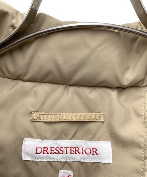 DRESSTERIOR（ドレステリア）DRESSTERIOR (ドレステリア) ダウンコート ベージュ サイズ:36の古着・服飾アイテム