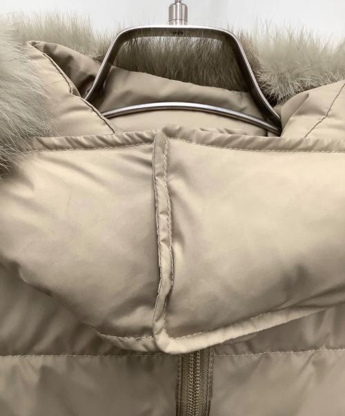 DRESSTERIOR（ドレステリア）DRESSTERIOR (ドレステリア) ダウンコート ベージュ サイズ:36の古着・服飾アイテム