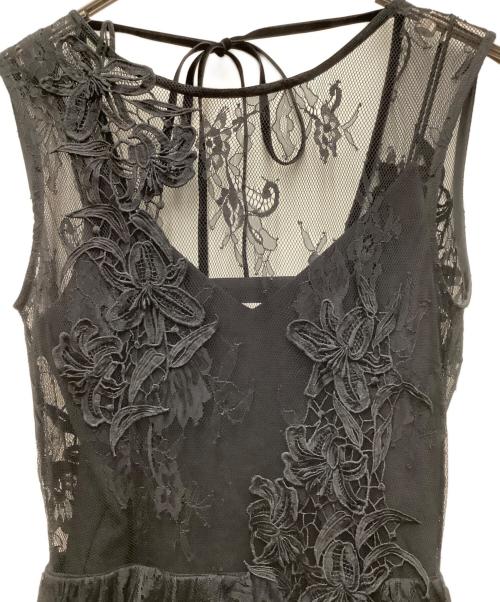 FRAY ID（フレイ アイディー）FRAY ID (フレイ アイディー) ノースリーブワンピース ブラックの古着・服飾アイテム