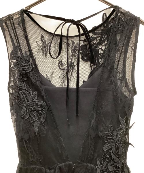 FRAY ID（フレイ アイディー）FRAY ID (フレイ アイディー) ノースリーブワンピース ブラックの古着・服飾アイテム