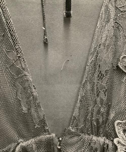 FRAY ID（フレイ アイディー）FRAY ID (フレイ アイディー) ノースリーブワンピース ブラックの古着・服飾アイテム