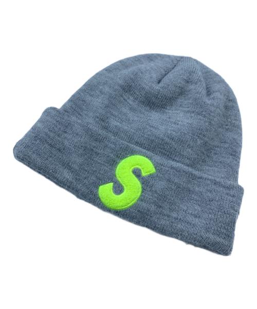SUPREME（シュプリーム）Supreme (シュプリーム) New Era (ニューエラ) ニット帽 ライトグレーの古着・服飾アイテム